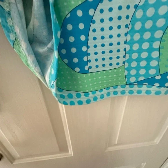 IBKUL Women's Swirl and Dot  Print Long Sleeve Mock Neck Pullover size XL - Picture 8 of 9